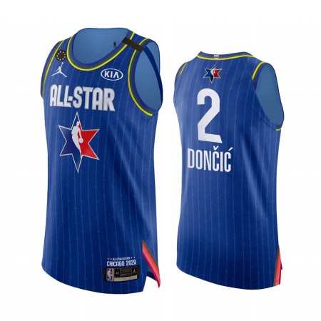 Dres NBA Dallas Mavericks Luka Doncic 2 2020 All-Star Jordan Brand Kobe Forever Plava Swingman